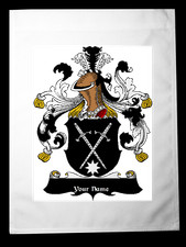 Flagge Wappen Familie Crest -