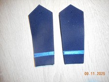 Polizei - Schulterstücke - Schulterklappen  1 Balken blau  11,5x5 cm neu