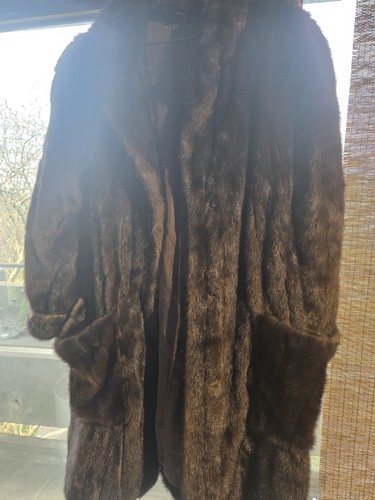 Maennlicher nerz pelz mantel - maennlicher,