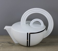 Rosenthal Cupola Nera Teekanne Kanne mit Deckel Höhe ca. 20 cm