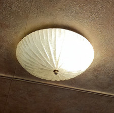 Glas Deckenlampe rund ca.28cm