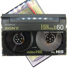 Sony Hi8, Digital8 (D8) Camcorder Kassette Videocassette 60/40 min.