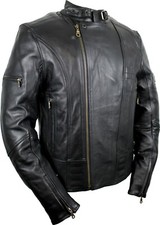 Herren Motorrad Lederjacke
