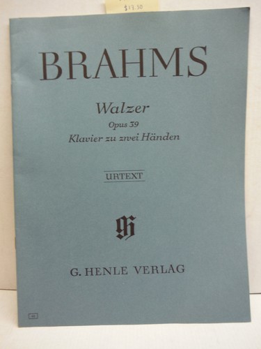 Walzer klavier zu - op.39,