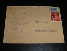 Bund MiNr 219 + Notopfer Berlin EF Brief 1955 Kenngott Stuttgart - Freudenstadt