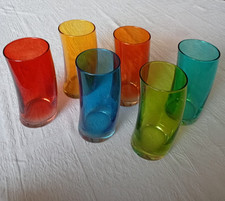 6er Set-Bunte Trinkgläser