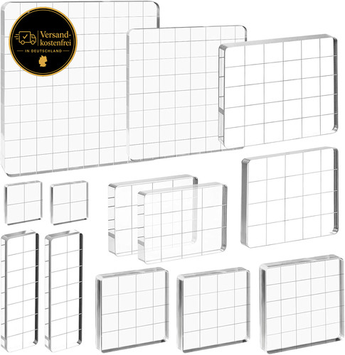 Acryl stempelblock set - acryl,