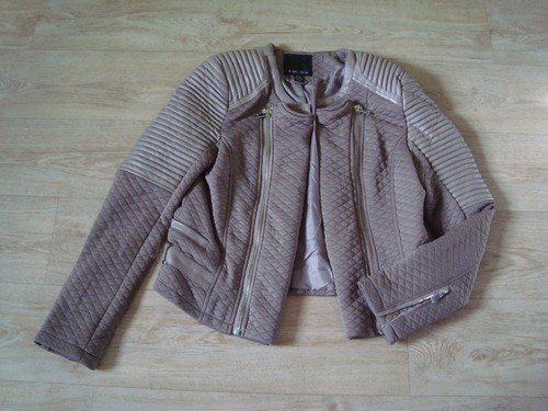 Moderne damen lederoptik jacke - moderne,