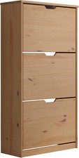 Schuhschrank Schuhkommode Schuhkipper Mestre 60 x 114 x 25 cm Kiefer