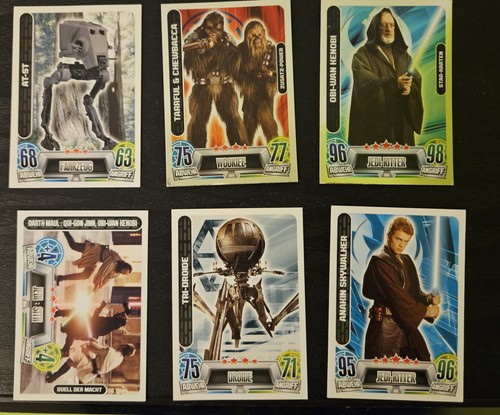 Topps force attax star wars - force,