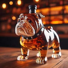 Bulldog -Whiskyflasche lustige