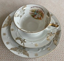 Alte Sammeltasse/ Gedeck. 50er Jahre. Erstkommunion/ Heil. Kommunion. Bavaria !!