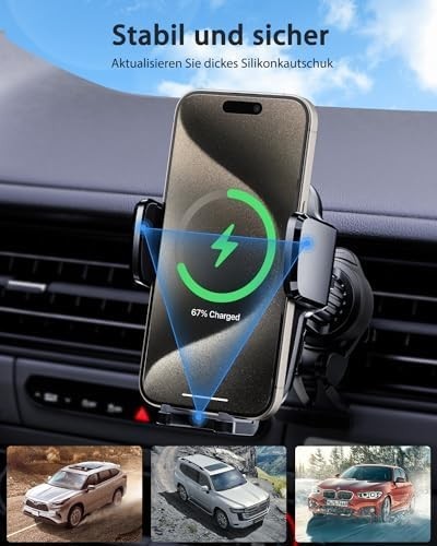 15w auto handyhalterung mit - 15w, qi