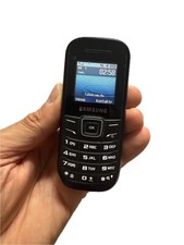 Ersatzhandy Klein Schwarz Komplett SimFrei geprüft • Samsung GT-E1200i