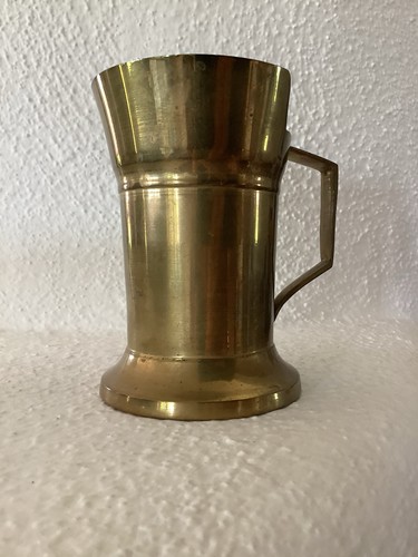 Vintage antiker messing krug - antiker,