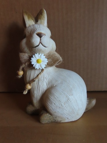 Figur hase keramik sitz hell - figur,