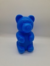 Bärenlampe - Blau , ca 30 cm |Gummibärchen Vintage Bär Lampe Licht | Messow
