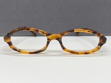 Alain Mikli Brille Herren Damen braun rund oval kleine Gläser 2195 Havanna