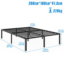 Faltbares Metallbett