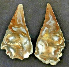 Achat/Agate Paar achatisierte