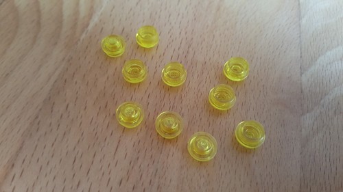 Gelb durchsichtige lego - 10, gelb-durchsichtige