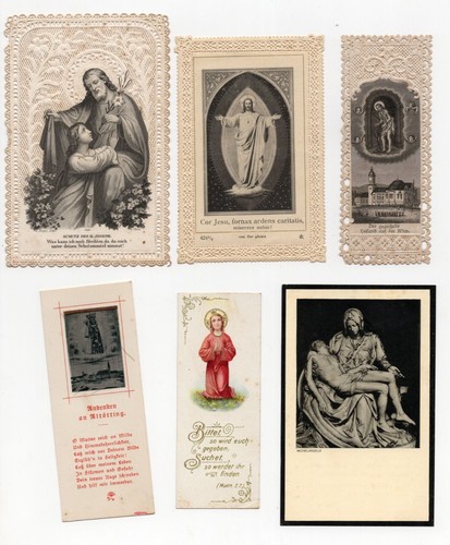 Lot alte heiligenbilder - lot,