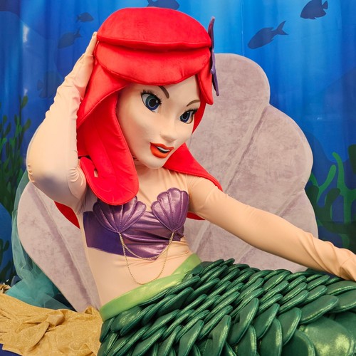 Ariel mermaid mascot - 3d,