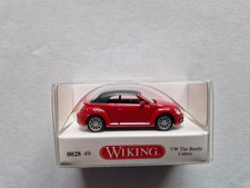 Wiking VW The Beetle Cabrio,geschlossen, rot-schwarz,OVP, 1:87, 002849