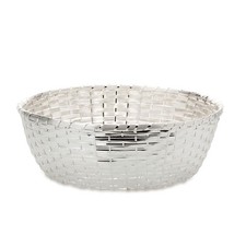 Brotkorb rund versilbert