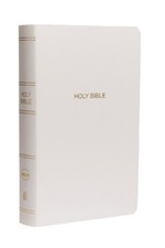 NKJV, Gift and Award Bible, Leather-Look, White, Red Letter Edition Thomas 