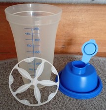 Tupperware Backen Mix-Fix Schüttelbecher, Blau,Ø10 x21cm Höhe 500ml