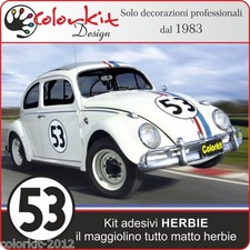 Herbie aufkleber set käfer - aufkleber,