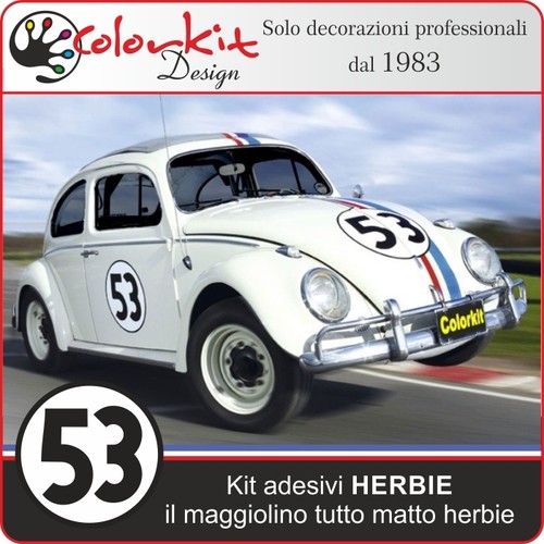 Herbie aufkleber set käfer - aufkleber,