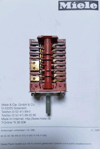 Miele backofenschalter - miele,