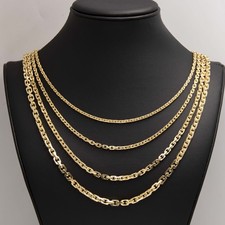 Solid 10K Gelbgold Glänzend