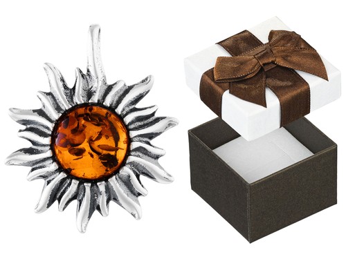 Silberner anhänger amulett - anhänger,,