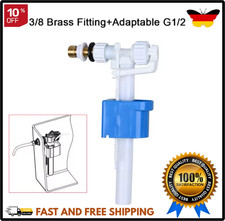 Universal Füllventil WC Spülkasten Schwimmer Ventil 3/8 & 1/2 Zoll Passt