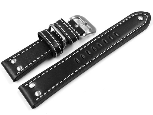 Uhrenarmband leder schwarz - uhrenarmband,