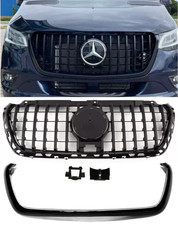✅ Kühlergrill Panamericana GT AMG OPTIK SCHWARZ für Mercedes Sprinter W907 W910