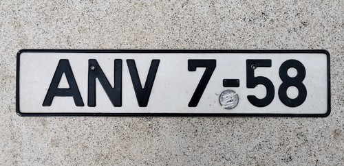 Altes kfz kennzeichen - altes, kfz-kennzeichen