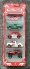 Matchbox 5er Set Gift-Pack OVP Neu MBX Happy Holidays VW Käfer Mustang Jeep Mini