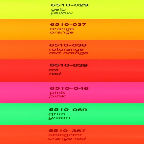 Neon plotterfolie - neon,