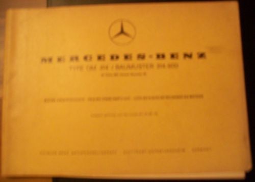 Mercedes motoren 314 b - mercedes,