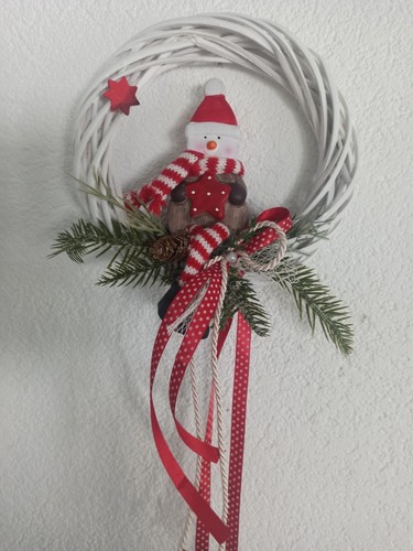 Weidenkranz,Schneemann,Winter