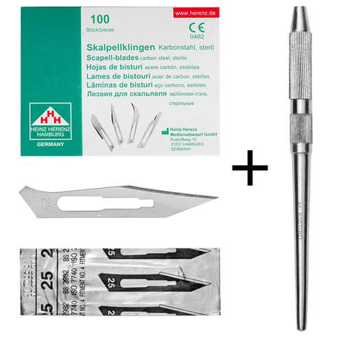 Set 100 skalpellklingen - 100, st.