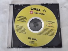 Aus einer Werkstattauflösung: Opel Vauxhall TIS 2000 October 2001 CD