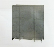 dibea WR00315 Faltbarer Stoff Kleiderschrank 175 x 150 x 45 cm schwarz IF3