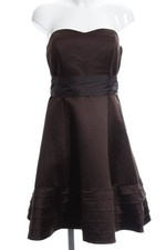 ZERO Bandeaukleid Damen Kleid Gr. DE 38 braun-schwarz Elegant