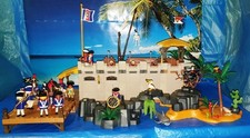 Playmobil Gefängnisfestung 3112 Eigenbau XXL  Blauröcke-Piraten