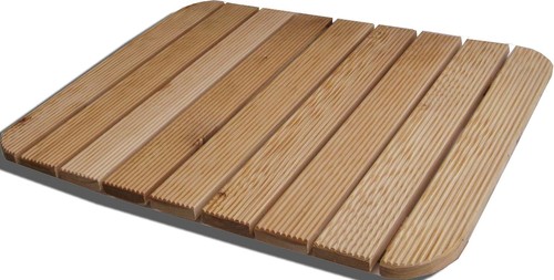 Duschrost lärchenholz 55x69 - duschrost,